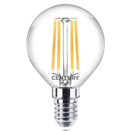 LAMPADA LED INCANTO SFERA CON FILAMENTO E14 4 W 470 LM 4000 K LUCE NATURALE - CENTURY