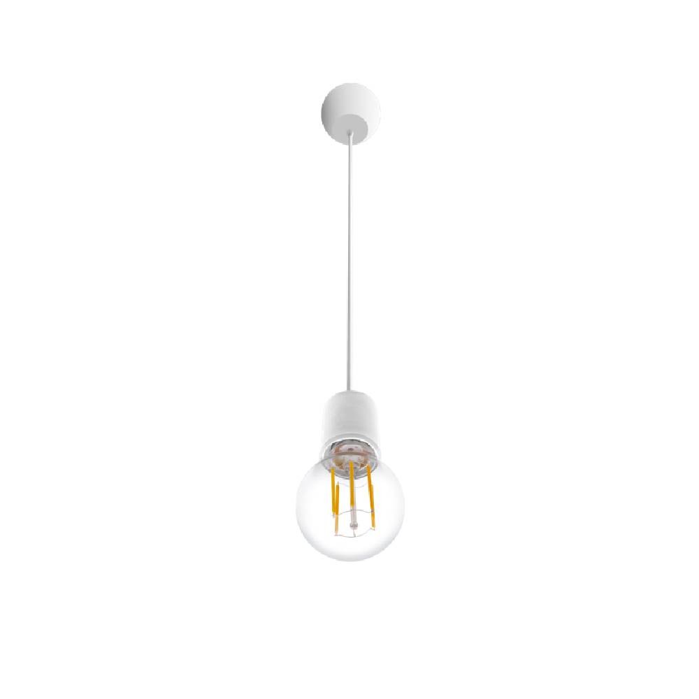 PORTALAMPADA SOSPENSIONE FANTASY E27 COLORE BIANCO - CENTURY PORTALAMPADA SOSPENSIONE FANTASY E27 COLORE BIANCO - CENTURY