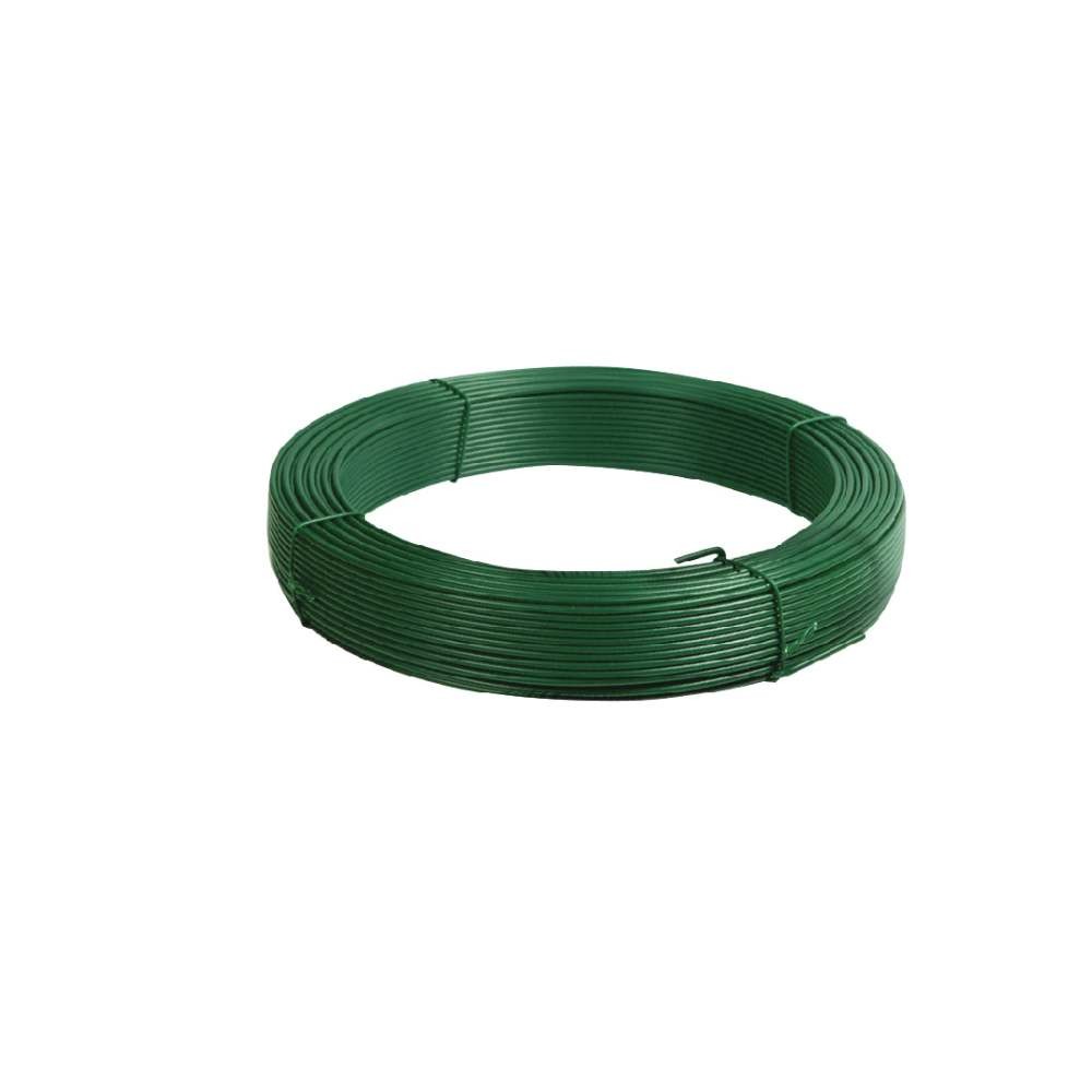 FILO ZINCATO PLASTICATO PER LEGATURA RETI 1,8MM 100M COLORE VEDRE FILO ZINCATO PLASTICATO PER LEGATURA RETI 1,8MM 100M COLORE VEDRE