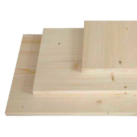 TAVOLA LEGNO LAMELLARE ABETE 20 X 100 CM SPESSORE 1,8 CM