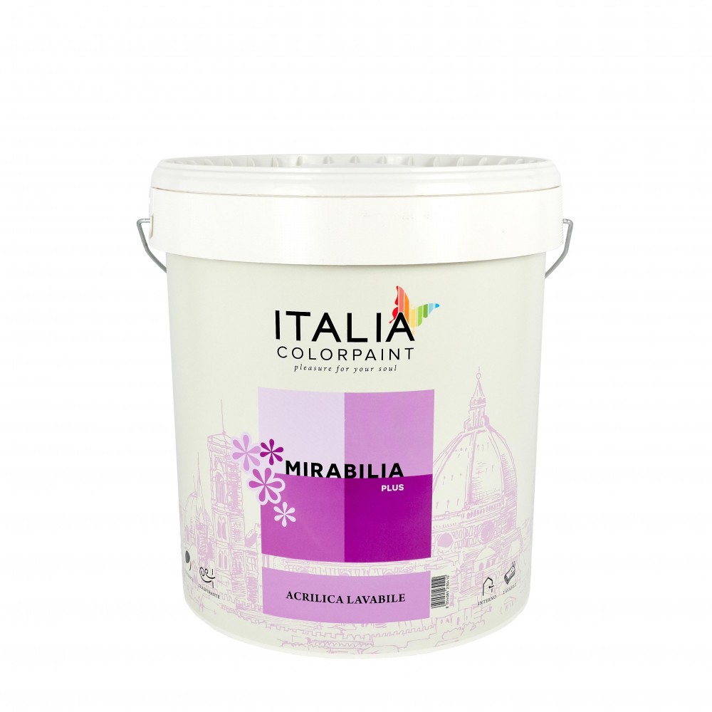 IDROPITTURA "MIRABILIA PLUS" ACRILICA LAVABILE 13 LT - DURIPLASTIC IDROPITTURA "MIRABILIA PLUS" ACRILICA LAVABILE 13 LT - DURIPLASTIC