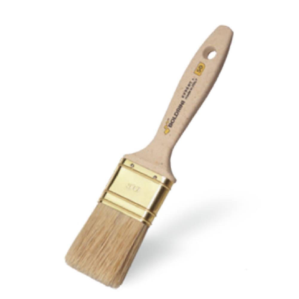 PENNELLO MODELLO EXPERT S. 50 CON SETOLE BIONDE E MANICO IN PASTA DI LEGNO - 50 MM - BOLDRINI