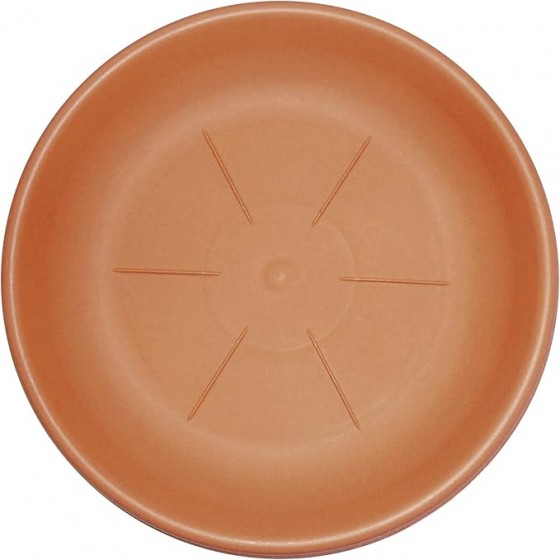 SOTTOVASO ROTONDO Ø 40 CM COLORE TERRACOTTA - BAMA