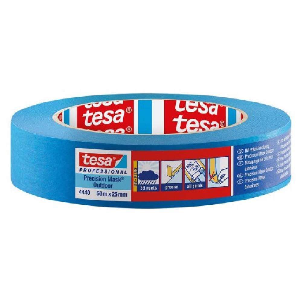 NASTRO ADESIVO IN CARTA "PRECISION MASK OUTDOOR" 25MM 50M COLORE BLU - TESA NASTRO ADESIVO IN CARTA "PRECISION MASK OUTDOOR" 25MM 50M COLORE BLU - TESA