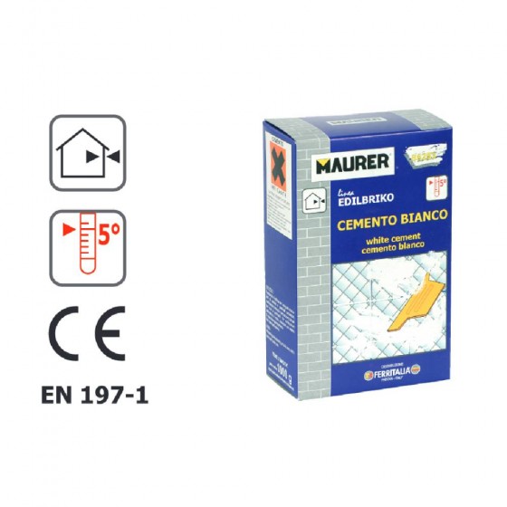 CEMENTO BIANCO 5KG - MAURER
