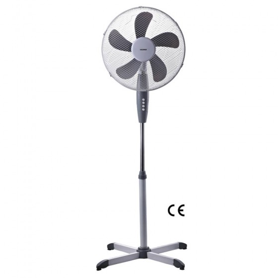 VENTILATORE A PIANTANA "GLICINE" 40CM H1,35M GRIGIO/BIANCO - MAURER
