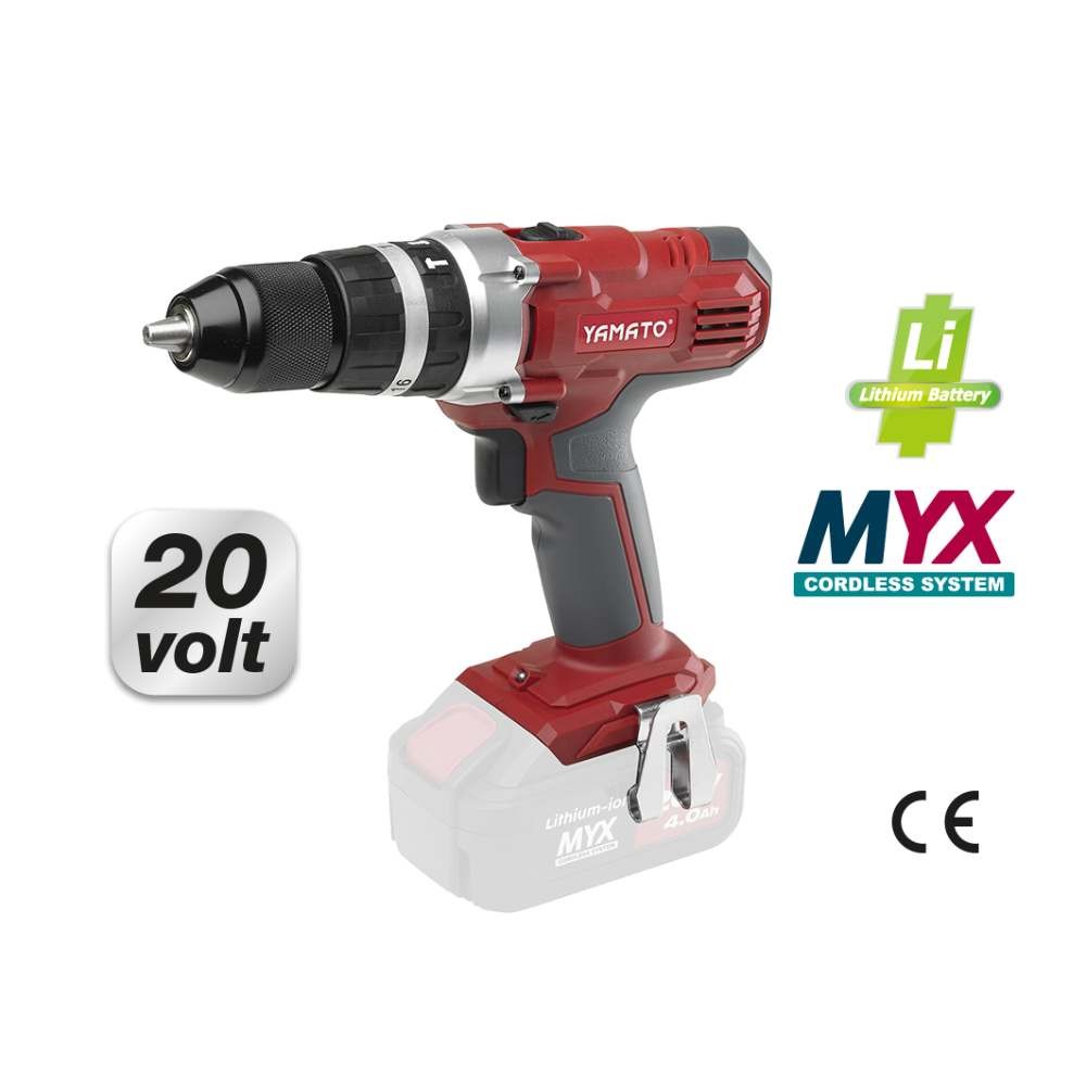 TRAPANO PERCUSSIONE A BATTERIA - LITIO CDP-X 20 L1 -  YAMATO MYX (SOLO CORPO)