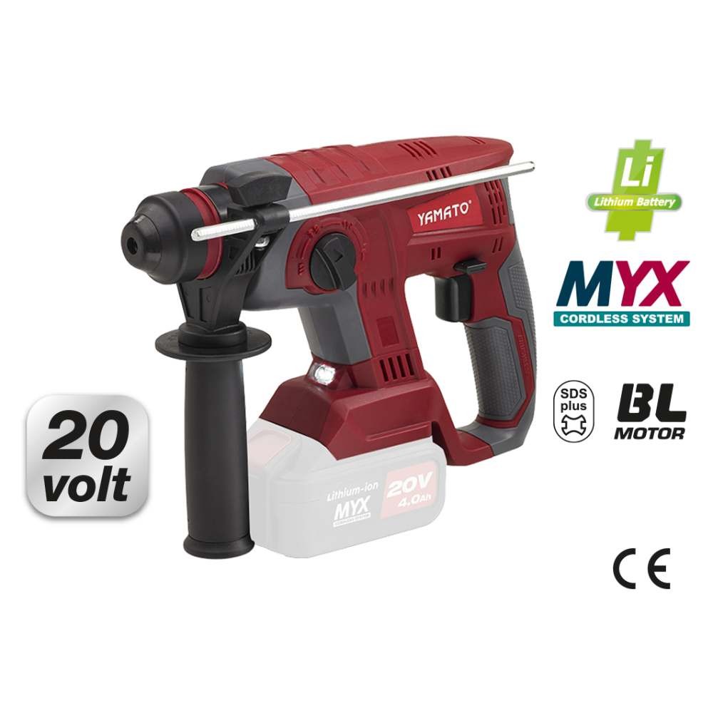 MARTELLO PERFORATORE - LITIO CRH 20 BL - YAMATO MYX (SOLO CORPO) MARTELLO PERFORATORE - LITIO CRH 20 BL - YAMATO MYX (SOLO CORPO)