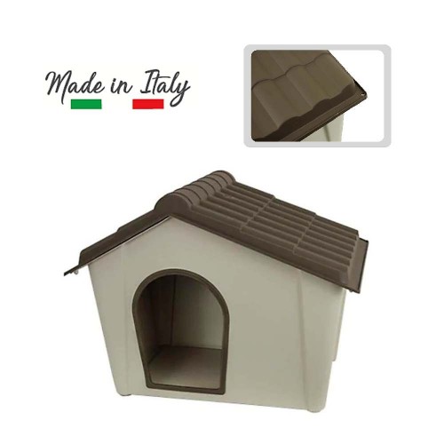 CUCCIA IN PLASTICA A FORMA DI CASETTA - MINI - CM  57 X 39 X 41 H - LEOPET