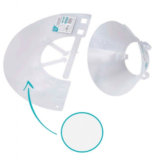 COLLARE CHIRURGICO ELISABETTIANO TG XXS : A 7,5, B 14-16, C 7 - 8 CM - LEOPET