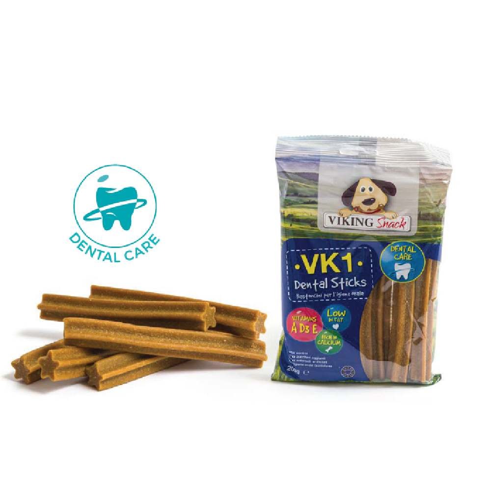 SNACK DENTAL CARE STICKS PER CANI ADULTI 200 GR - VIKING