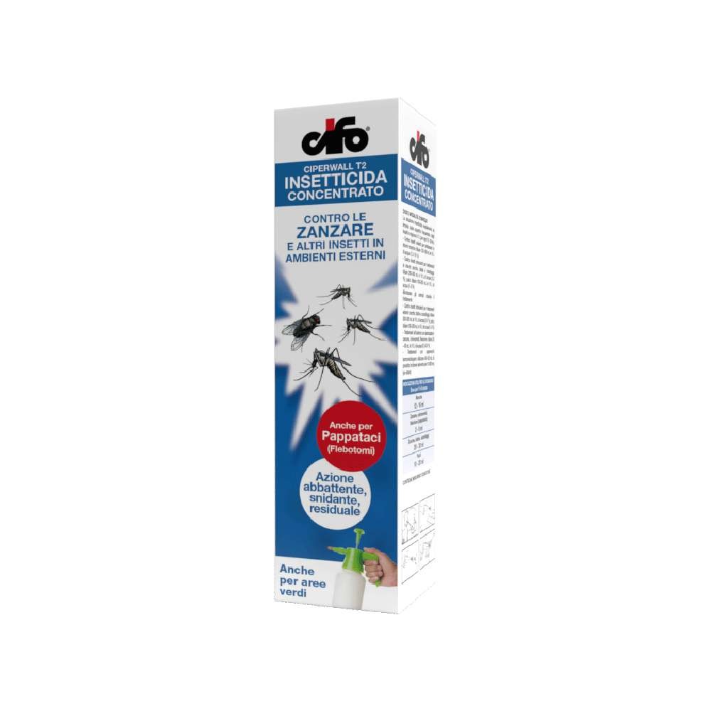 CIPERWALL T2 INSETTICIDA CONCENTRATO PER ESTERNI 250 ML - CIFO