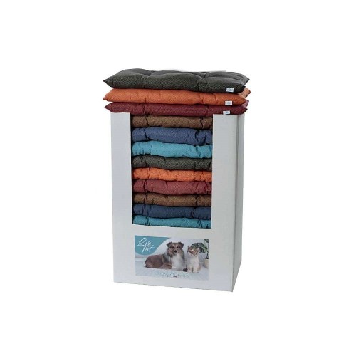 CUSCINO BOMBER IN TESSUTO PESANTE PER CANE 60 X 85 CM - LEOPET